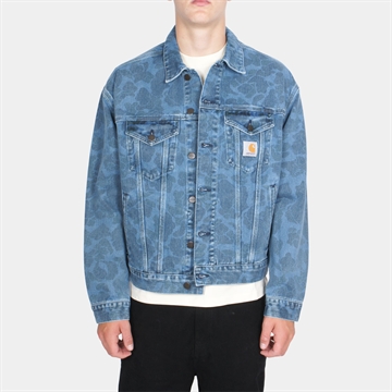 Carhartt WIP Duck Helston Jacket Camo Duck / Blue Bleached